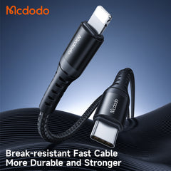 CABO DE DADOS MCDODO 36W TIPO-C LIGHTNING 1M