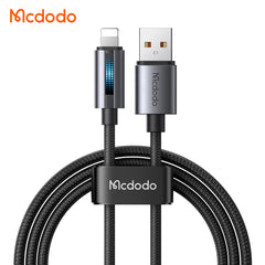 CABO DE CARREGAMENTO MCDODO USB PARA LIGHTNING COM LUZ RESPIRATÓRIA 1,2M