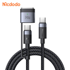 CABO DE CARREGAMENTO MCDODO 2 EM 1 TIPO C + MAGSAFE PC 240W/140W 2M