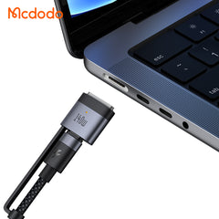 CABO DE CARREGAMENTO MCDODO 2 EM 1 TIPO C + MAGSAFE PC 240W/140W 2M