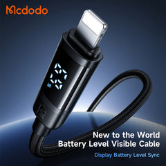 CABO DE DADOS MCDODO COM DISPLAY DIGITAL LIGHTNING