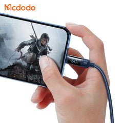 CABO DE DADOS MCDODO COM DISPLAY DIGITAL LIGHTNING